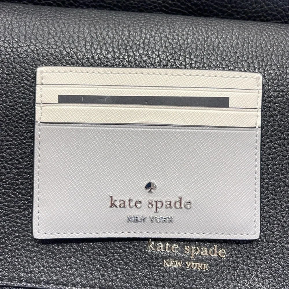Kate Spade Madison Small Slim Card Holder
Platinum Grey Multi
NWT - Picture 7 of 16